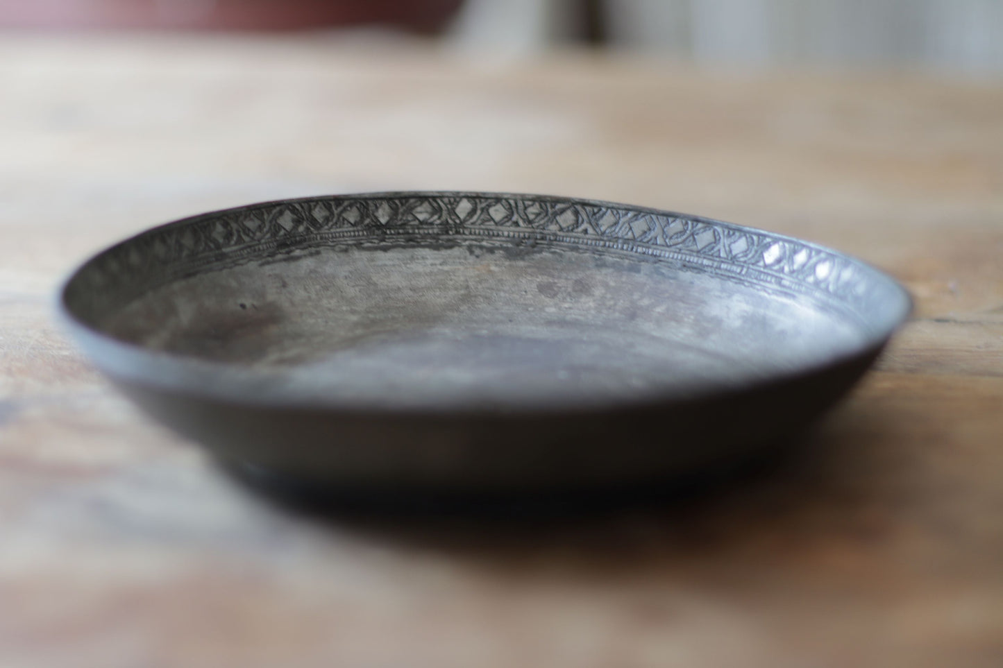 Antique Persian Brass Plate