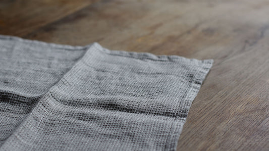 Oat Linen Waffle Towel