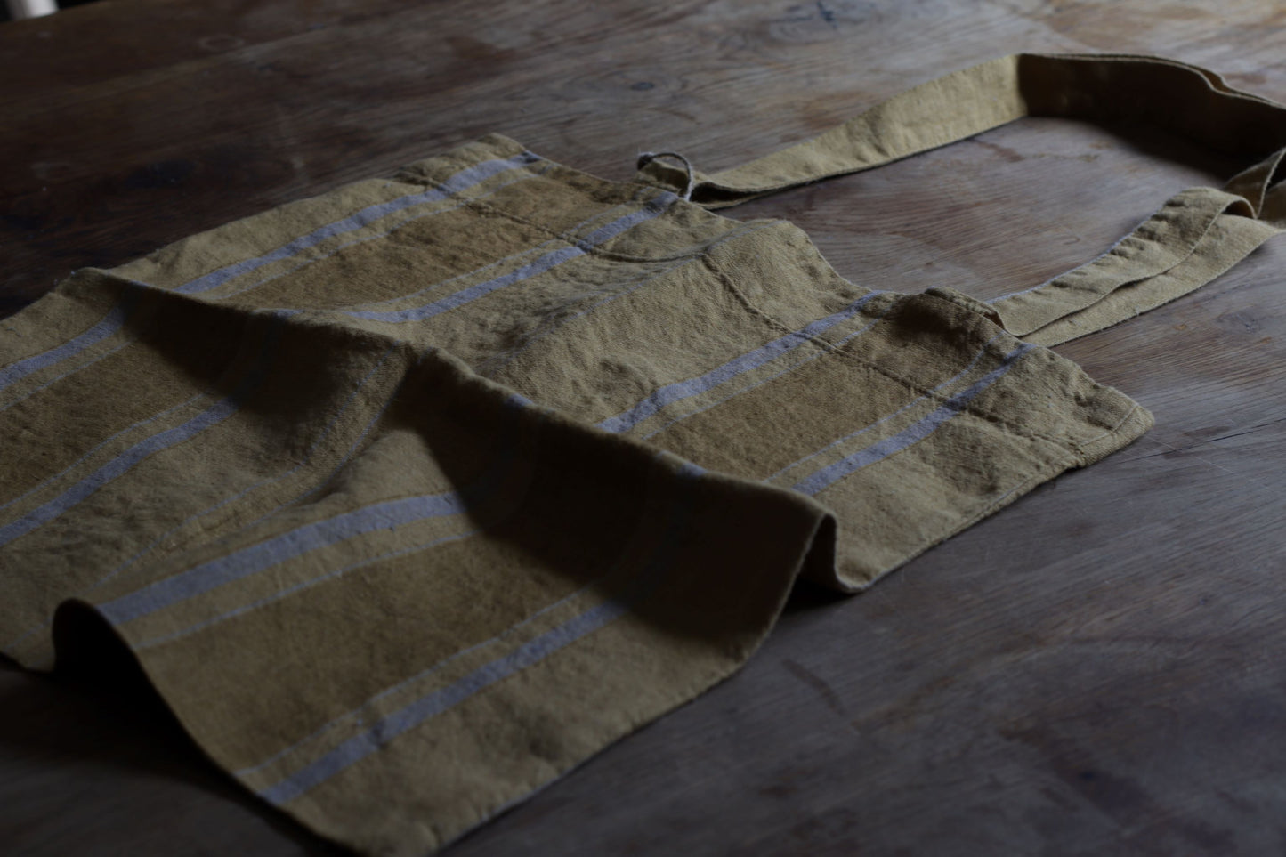 Linen Tote Bag - Amber Stripes