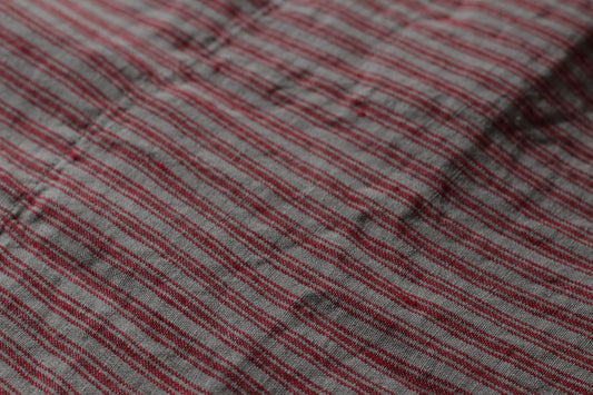 Linen Big Bag - Red Stripes