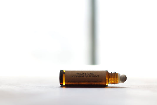 Wild Thing botanical oil perfume with jasmine, ylang ylang & clove — handmade in Jaffa, 10ml roll-on