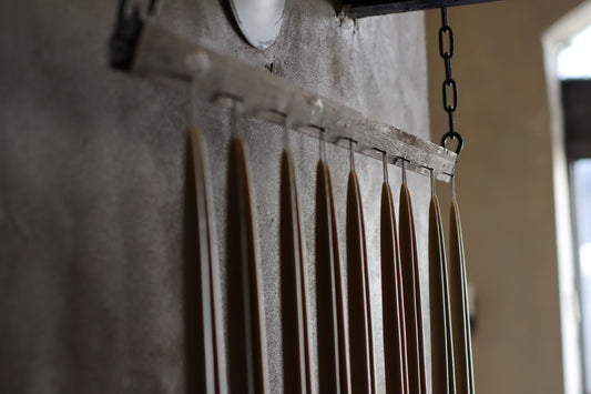 Beeswax Dinner Candles (Pair)