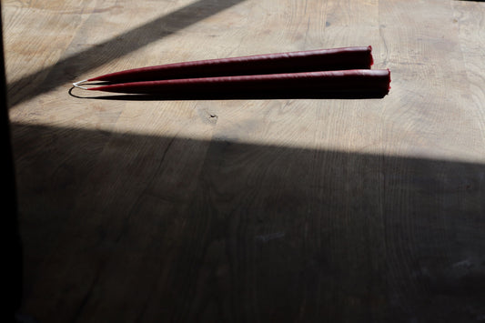 Tinto Beeswax Dinner Candles (Pair)