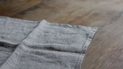 Oat Linen Waffle Towel