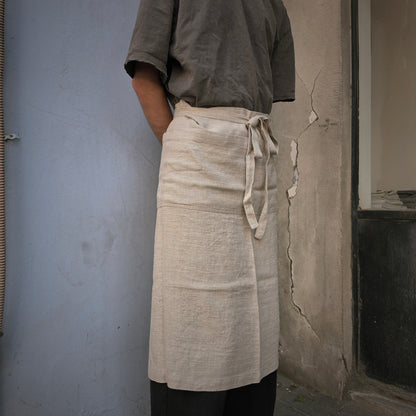 Sand Garcon Linen Apron