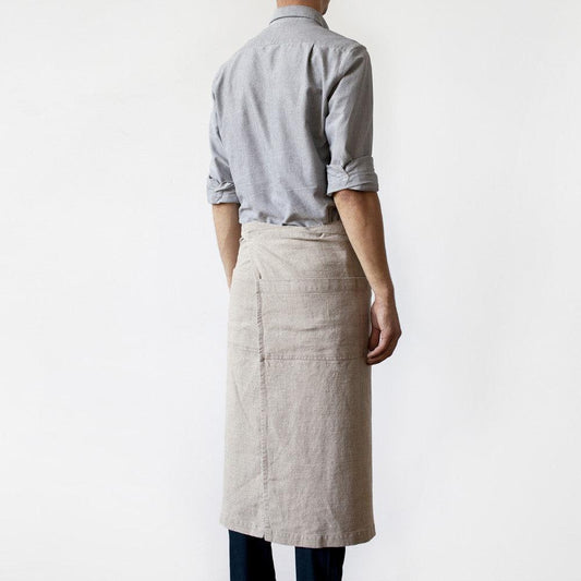 Sand Garcon Linen Apron