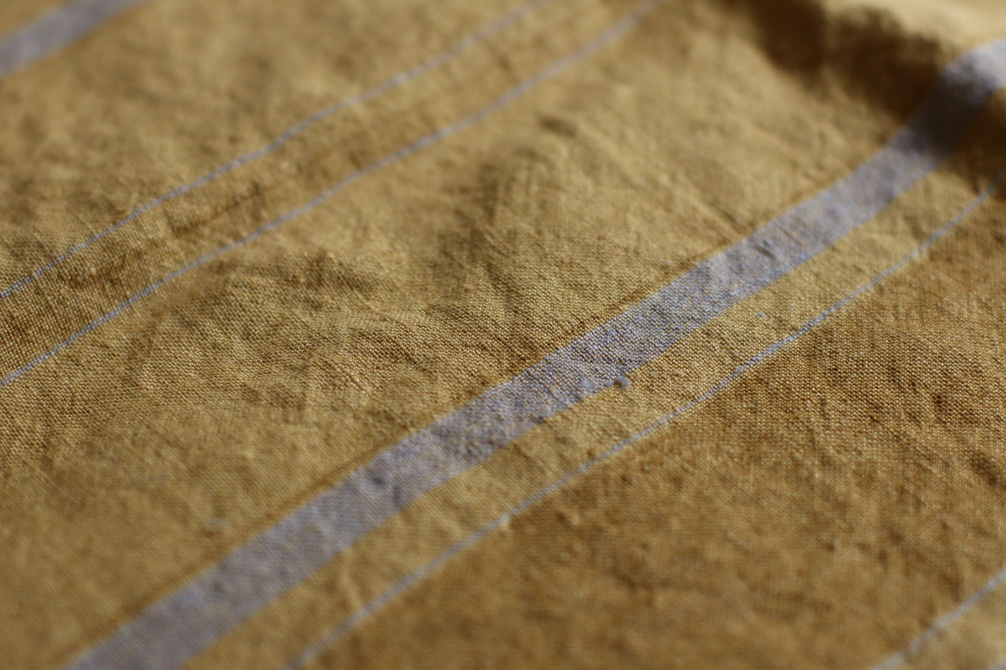 Linen Tote Bag - Amber Stripes