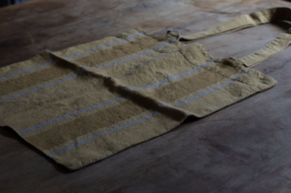 Linen Tote Bag - Amber Stripes