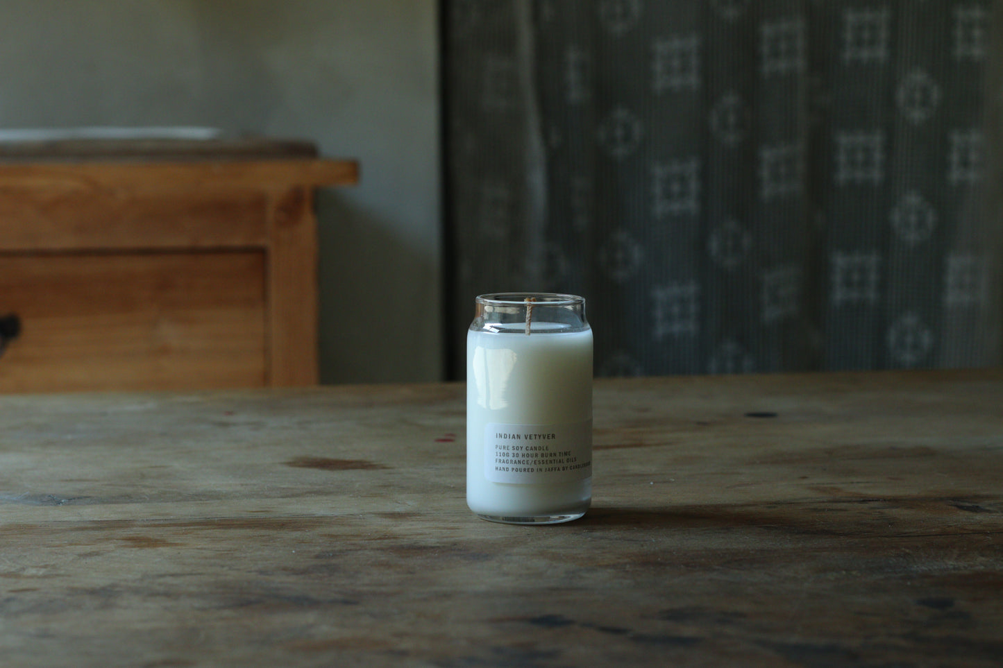 Indian Vetyver Travel Candle