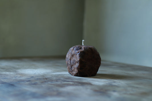 נר בוץ מעוצב ולא מעובד 10 x 11