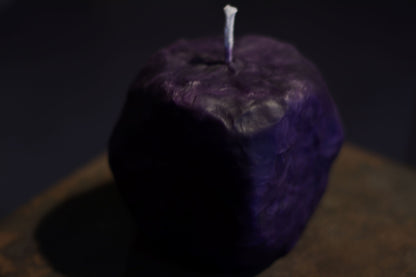 Sculpted & Raw Purple 54  Candle 10 x 11